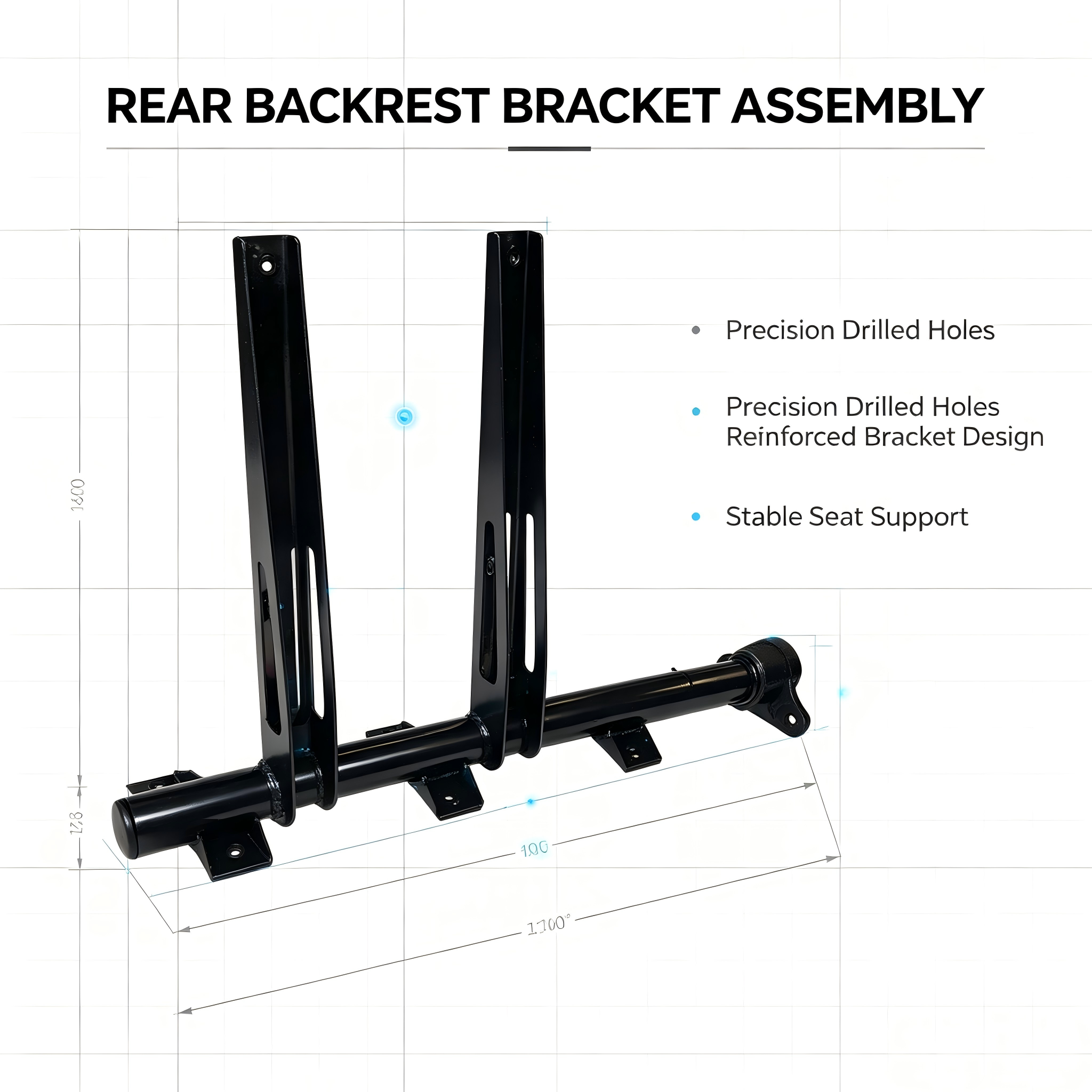 thick-steel-rear-seat-bracket-load-bearing-anti-rust