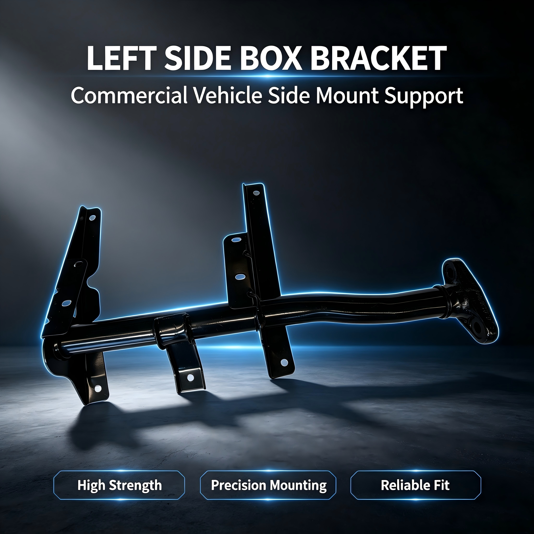 Anti-Corrosion Left Side Toolbox Mount Bracket For Dump Truck Bus — IVOLTECK