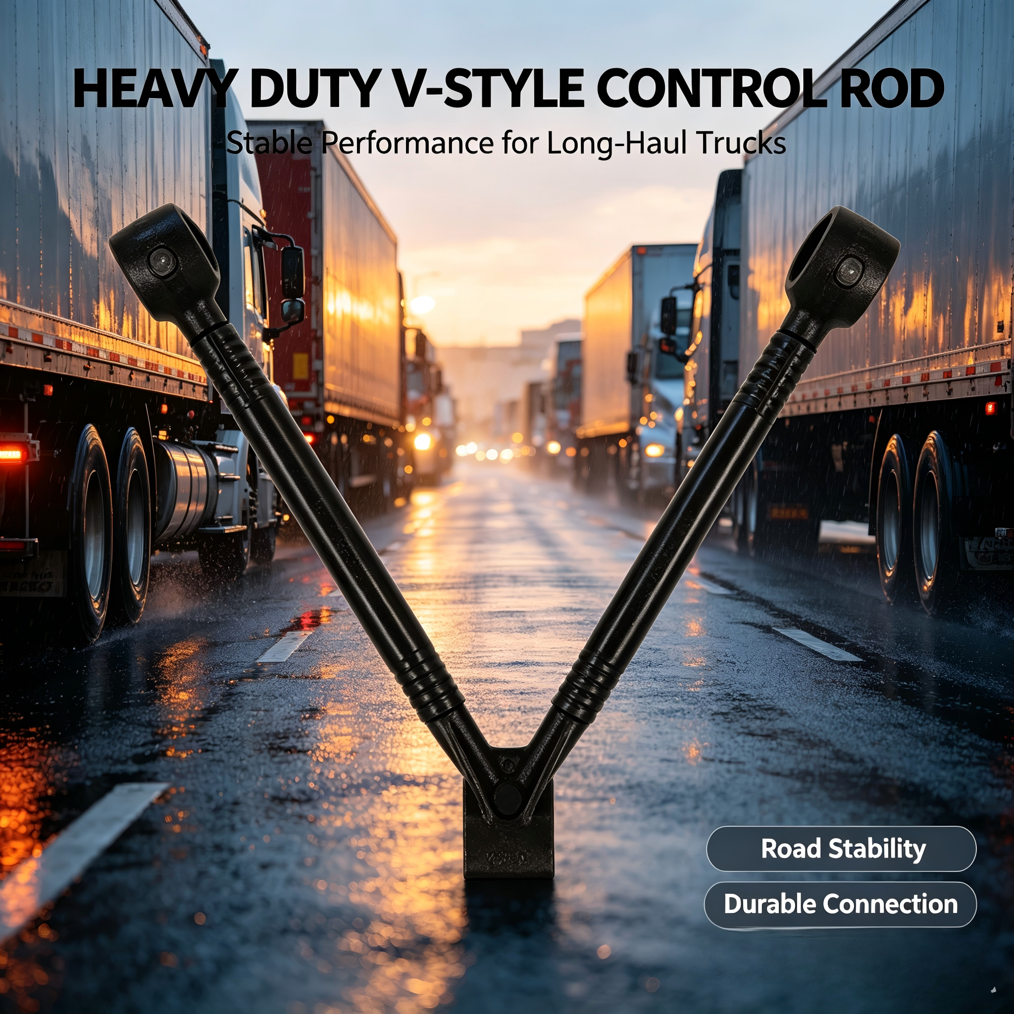 Heavy Duty Truck V-Type Thrust Rod OEM Replacement