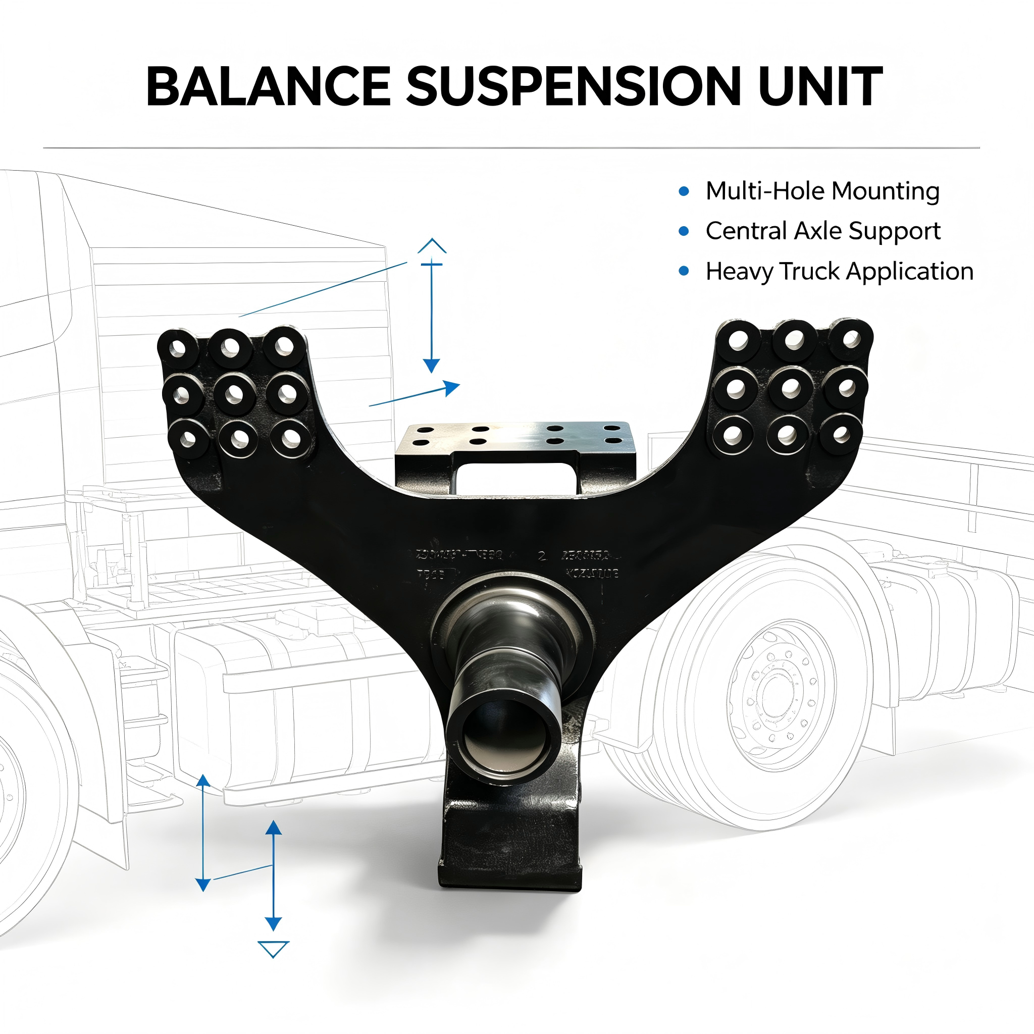 Heavy Duty Truck Balance Suspension OEM Replacement