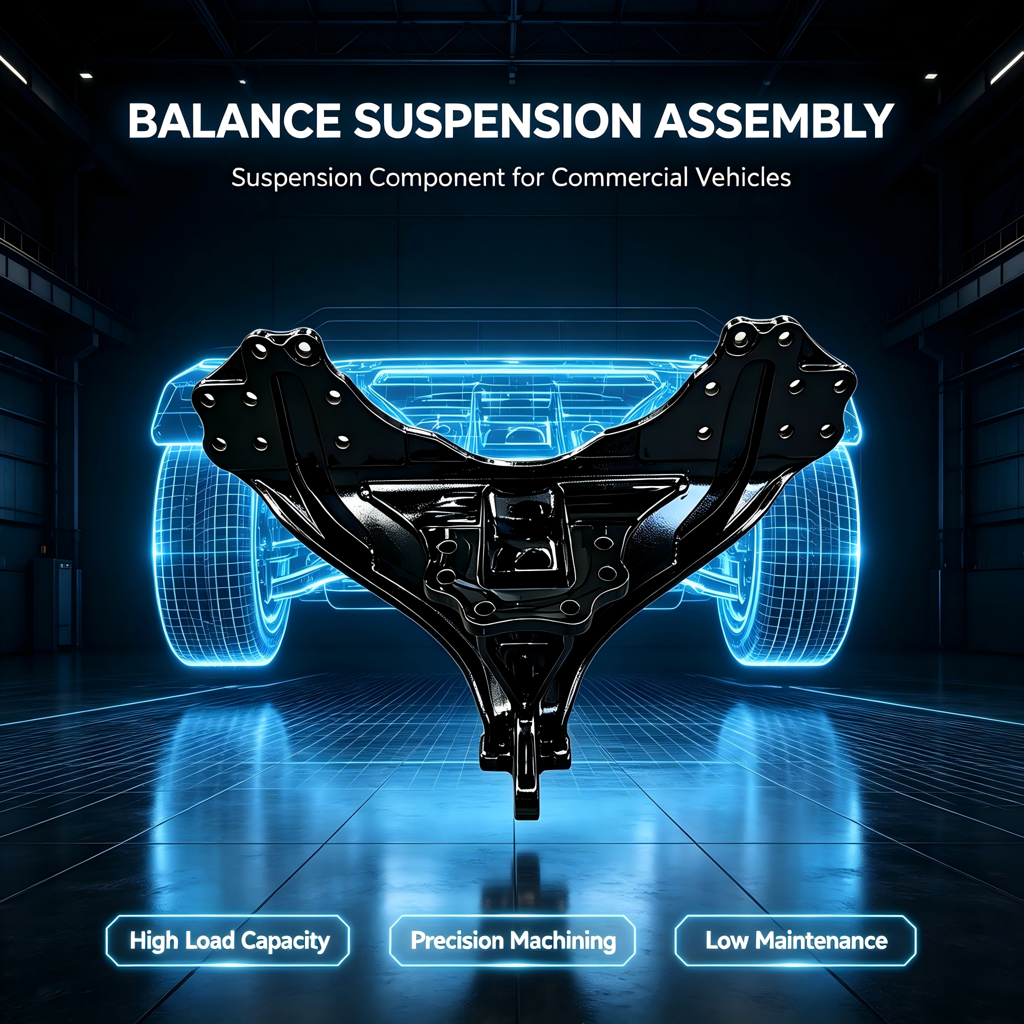 OEM Balance Trunnion Shaft Suspension Assembly for Trailer Axle