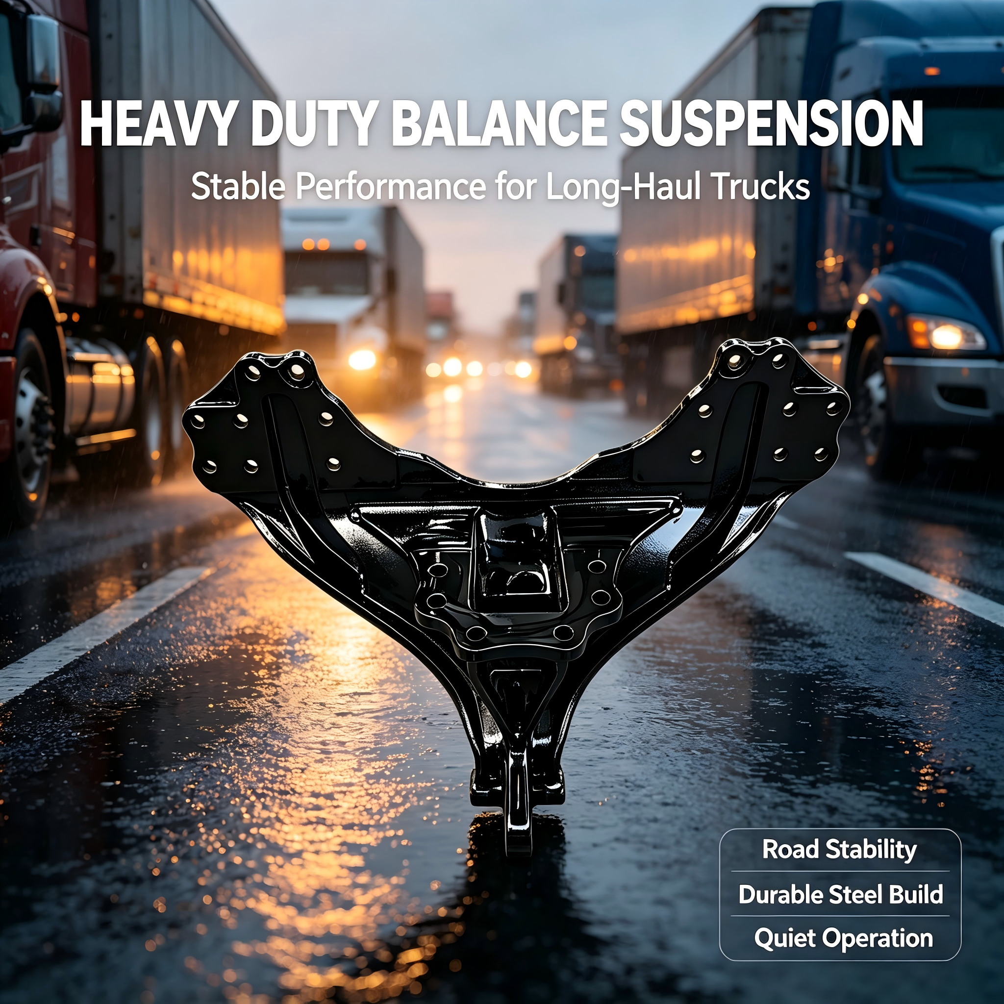 OEM Balance Trunnion Shaft Suspension Assembly for Trailer Axle