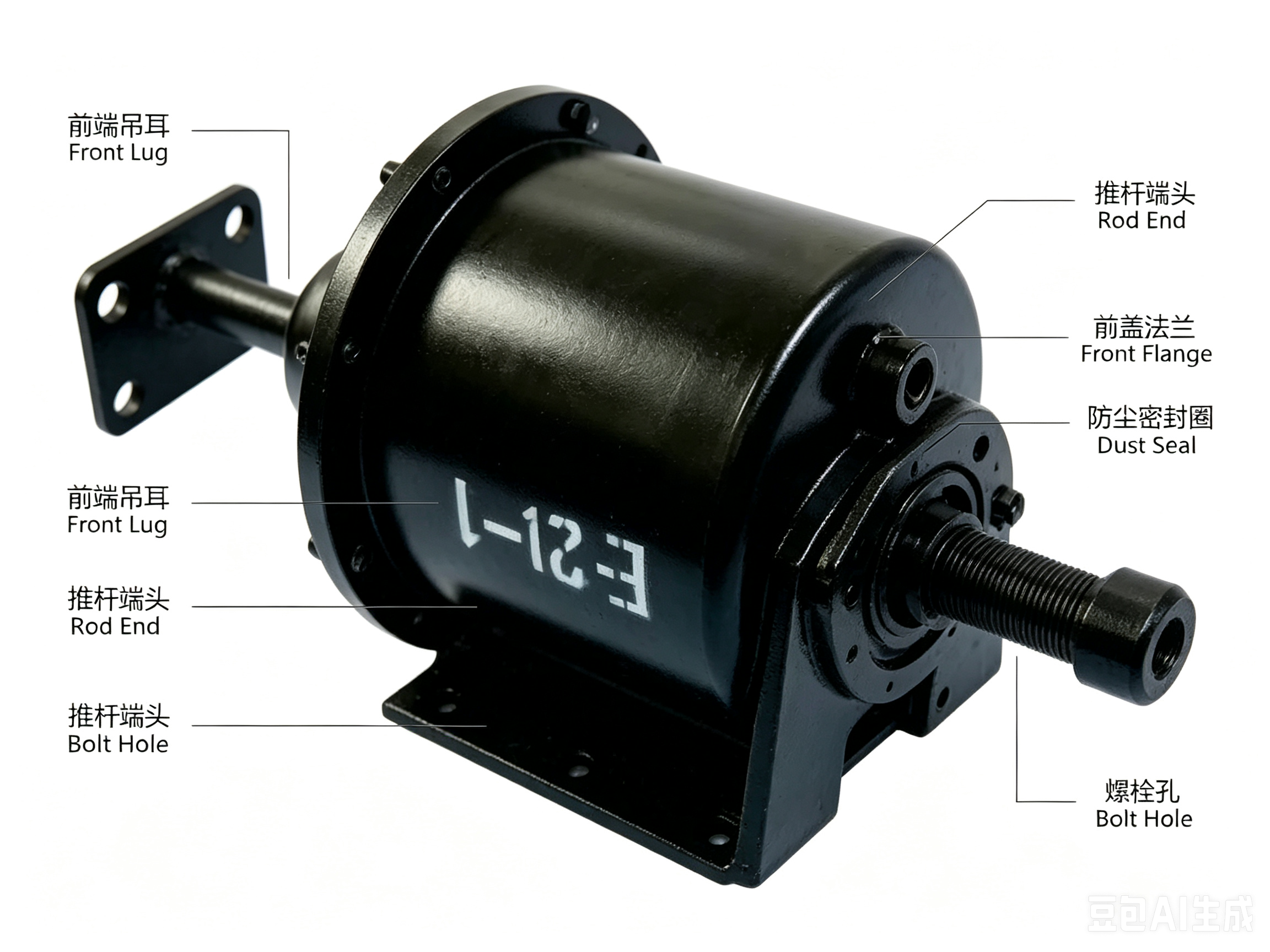 Corrosion Resistant E12-1 Brake Cylinder for Standard Gauge Freight Train